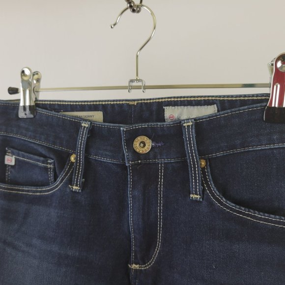 AG Farrah Contour 360 High Rise Skinny Jean, Dark Wash MINT - Picture 6 of 13